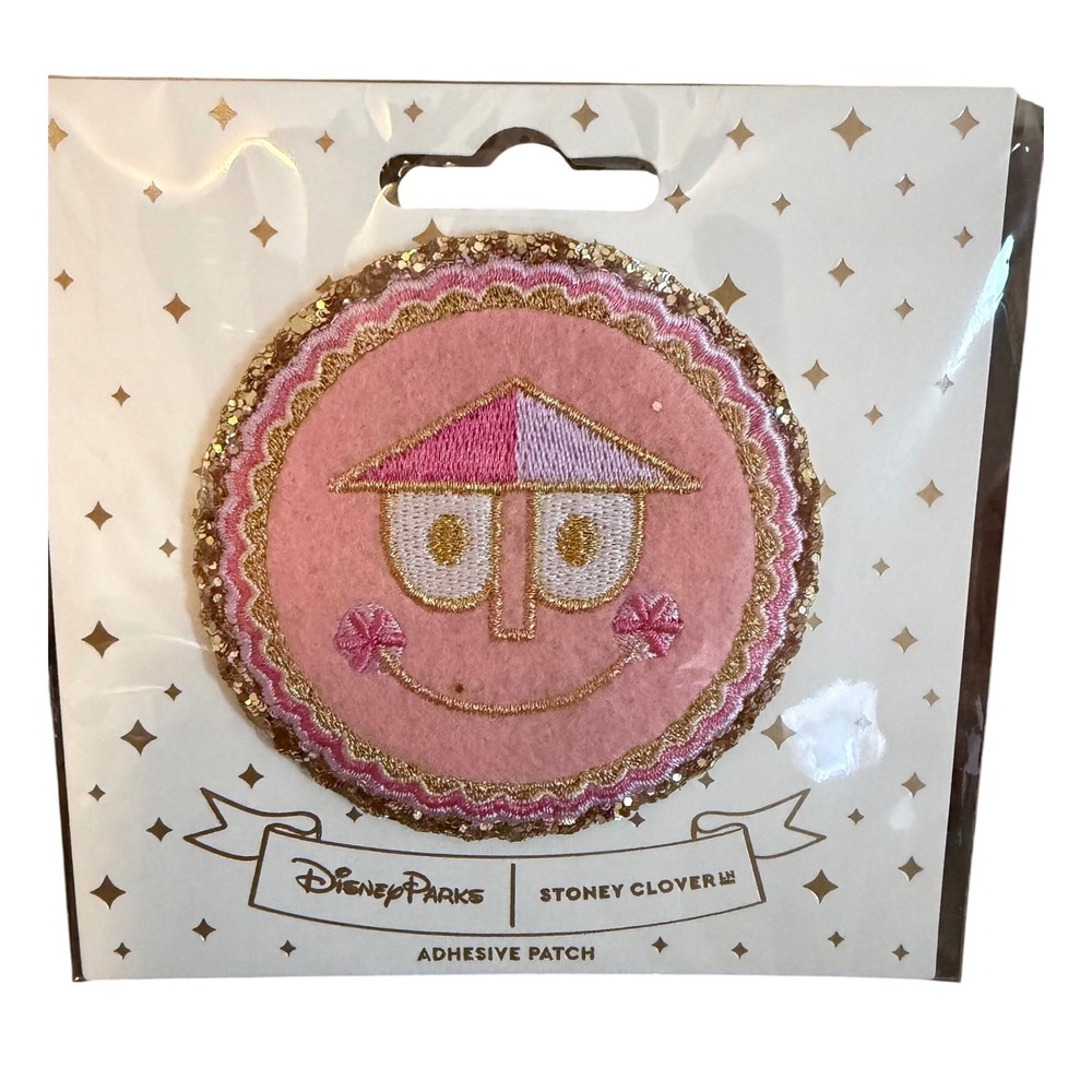 Disney Parks Stoney Clover Lane Its A Small World Clock Face Adhesive Patch Pink